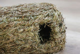 Casa in erba di coniglio, tessuta a mano naturale